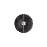 Italian Silver Plated Shank-Back Button - 24L/15mm