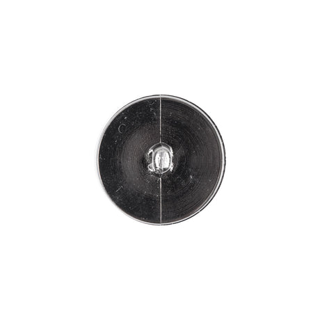 Italian Silver Plated Shank-Back Button - 24L/15mm