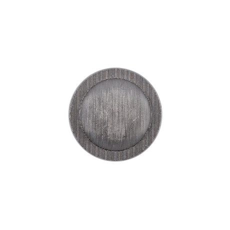 Italian Silver Plated Shank-Back Button - 24L/15mm