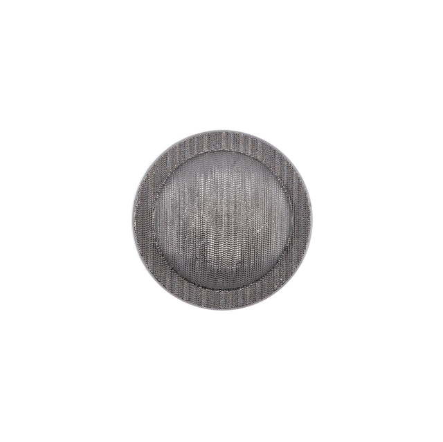 Italian Silver Plated Shank-Back Button - 24L/15mm