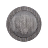 Italian Silver Plated Shank-Back Button - 44L/28mm