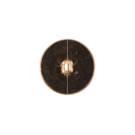 Italian Gold Plated Shank-Back Button - 24L/15mm