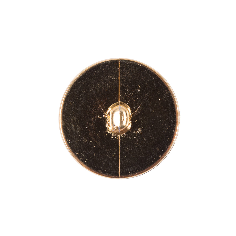Italian Gold Plated Shank-Back Button - 36L/23mm