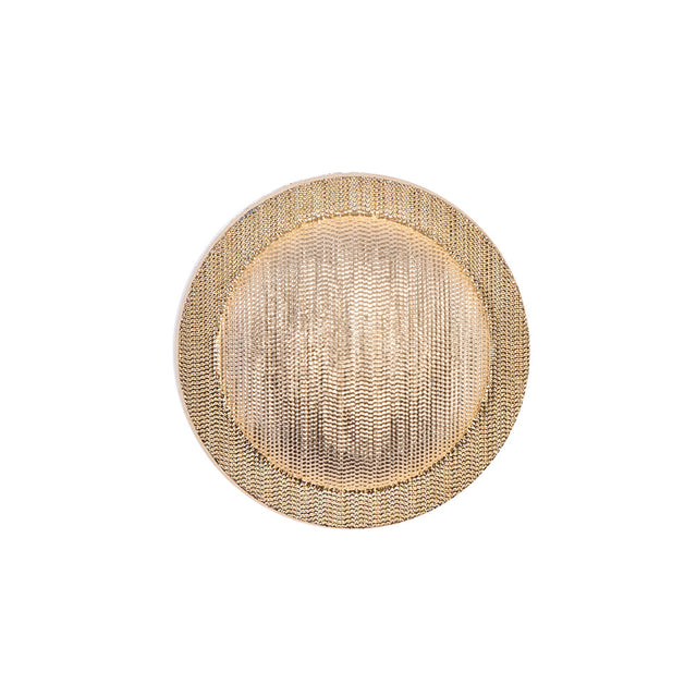 Italian Gold Plated Shank-Back Button - 36L/23mm