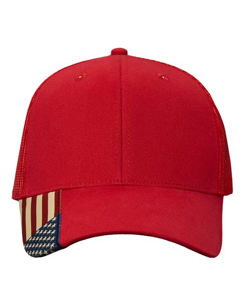 USA Flag Mesh Cap