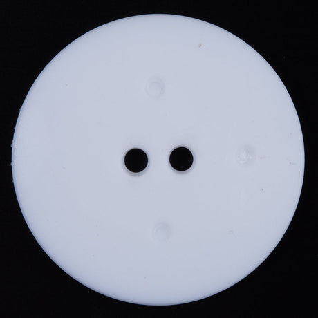 Italian White Textural Plastic Button - 64L/40.5mm