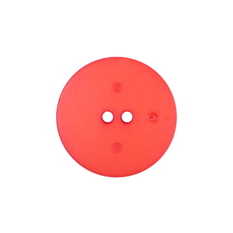 Plastic 2-Hole Button Made in Italy - 36L/23mm - Red Orange Fanning Rays