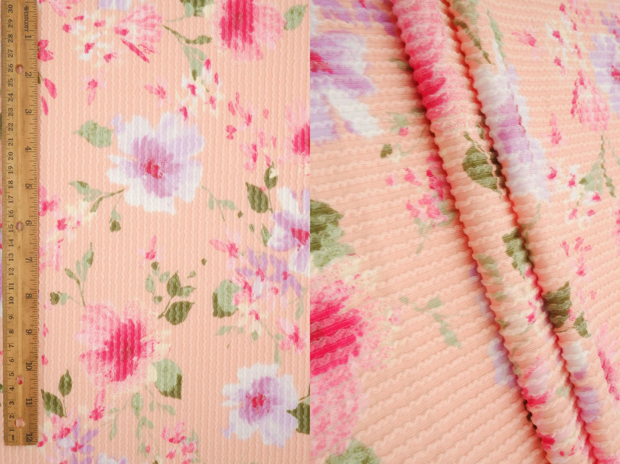 Floral Print Double Knit