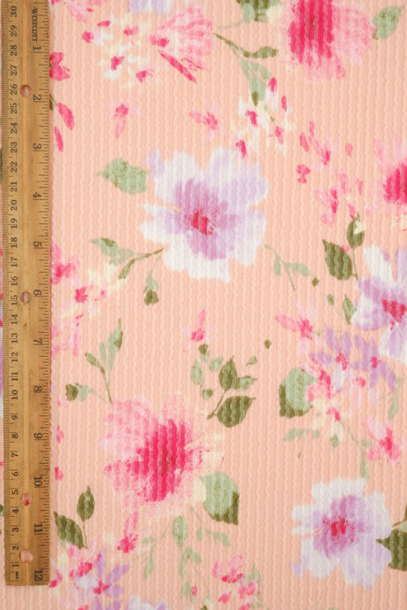 Floral Print Double Knit