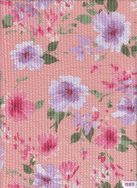 Floral Print Double Knit