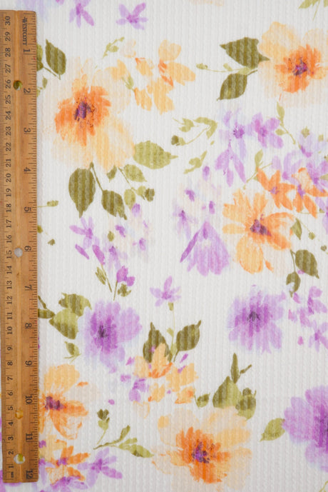 Floral Print Double Knit