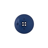 Italian Navy Textural Plastic Button - 24L/15mm