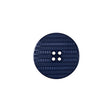Italian Navy Textural Plastic Button - 24L/15mm