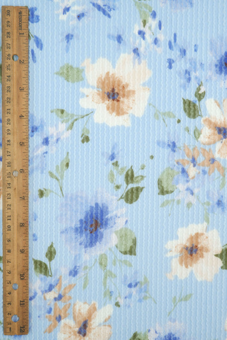 Floral Print Double Knit