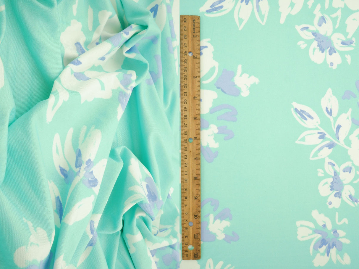 Floral DTY Knit Fabric