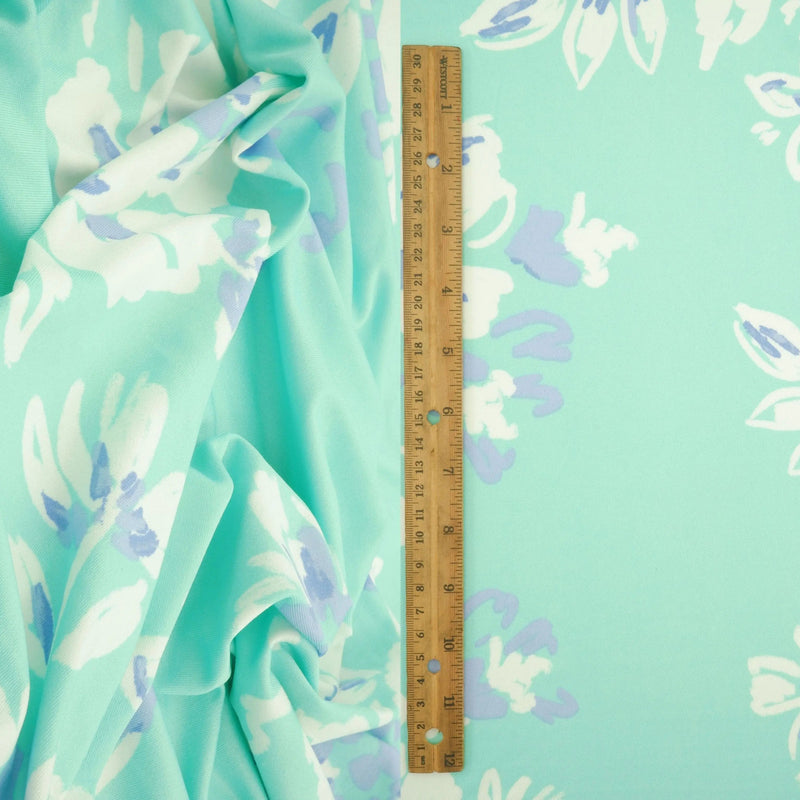 DTY Floral Knit Fabric 58/60" Wide