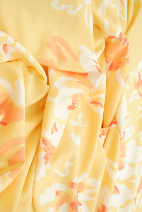 Floral DTY Knit Fabric