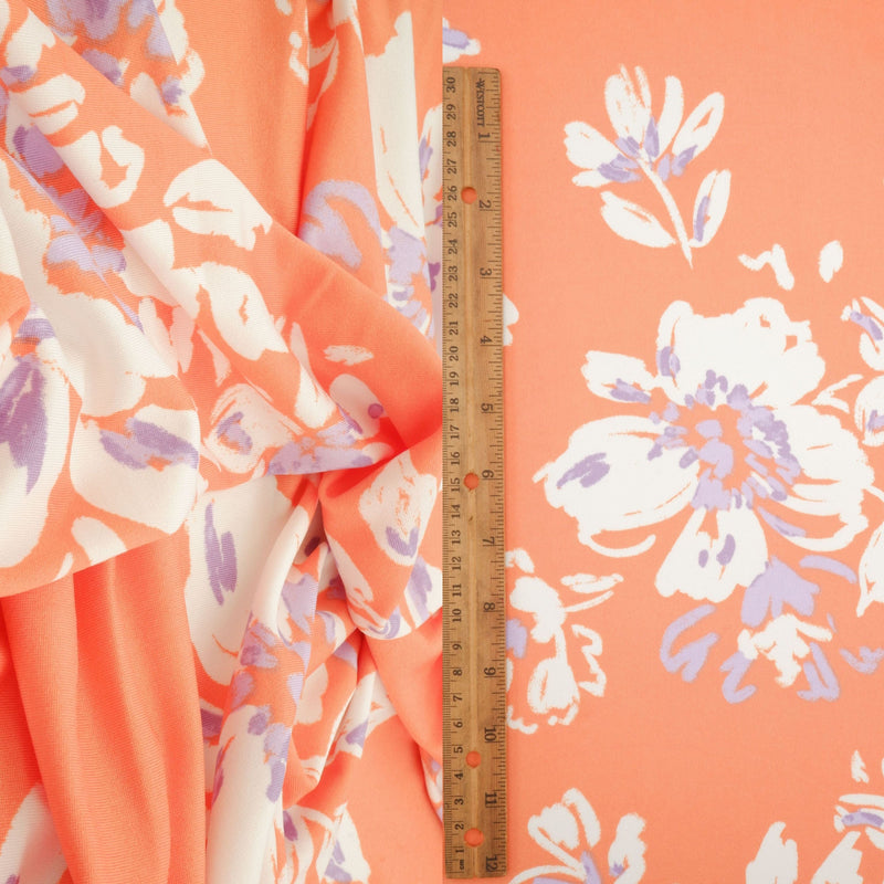 Floral DTY Knit Fabric