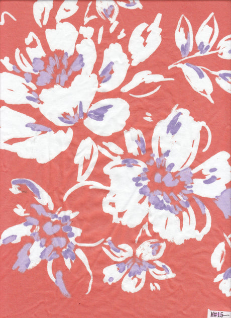 Floral DTY Knit Fabric