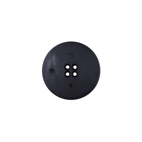 Italian Black Textural Plastic Button - 24L/15mm