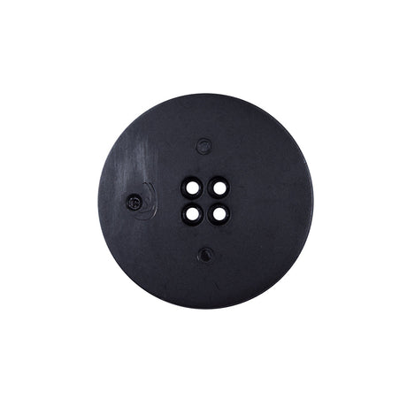 Italian Black Textural Plastic Button - 36L/23mm