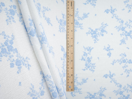 Printed Knit Ditsy Woven Fabric