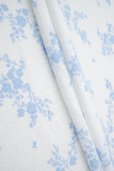 Printed Knit Ditsy Woven Fabric