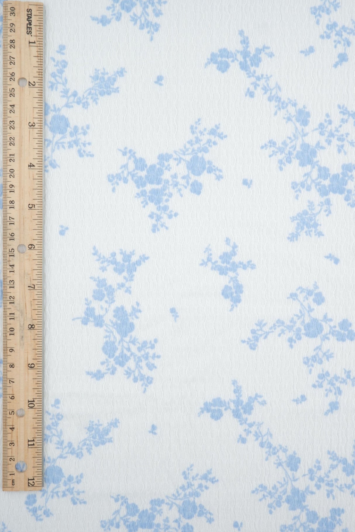 Printed Knit Ditsy Woven Fabric