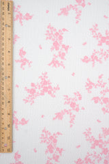 Printed Knit Ditsy Woven Fabric