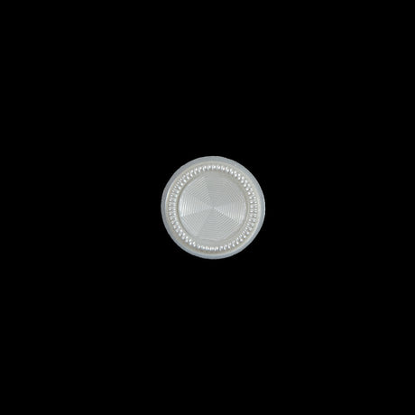 Italian Ivory Textured Shank-Back Button - 16L/10mm