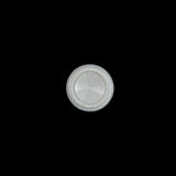 Italian Ivory Textured Shank-Back Button - 18L/11.5mm