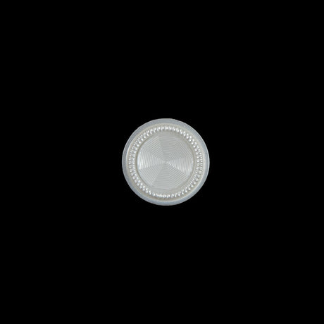 Italian Ivory Textured Shank-Back Button - 18L/11.5mm