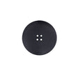 Italian Black Plated Button - 28L/18mm