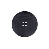 Italian Black Plated Button - 36L/23mm