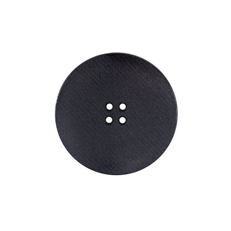 Italian Black Plated Button - 36L/23mm