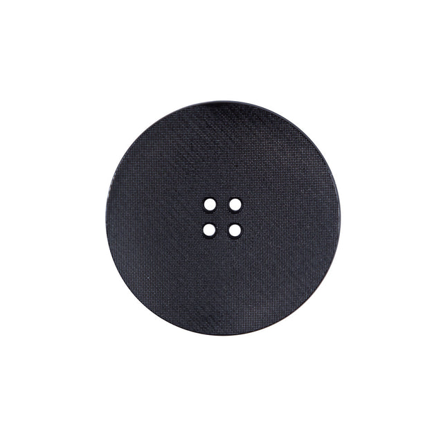 Italian Black Plated Button - 36L/23mm