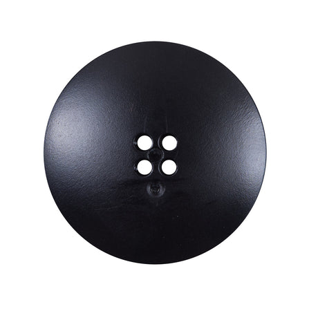 Italian Black Plated Button - 44L/28mm