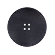 Italian Black Plated Button - 44L/28mm