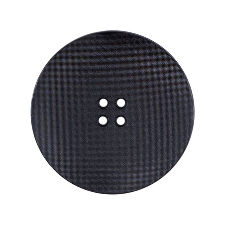 Italian Black Plated Button - 44L/28mm