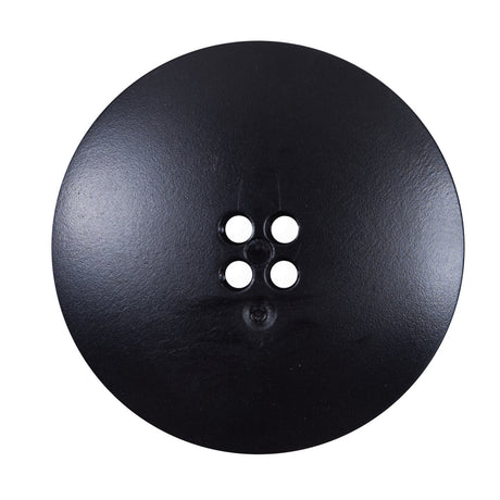 Italian Black Plated Button - 54L/34mm