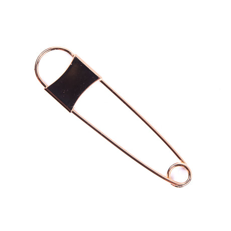 Italian Large Gold Safety Pin - 4"