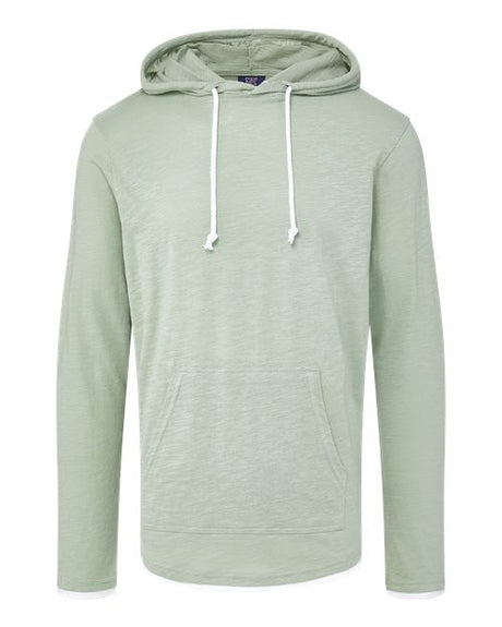 MV Sport Unisex Miles Slub Hooded Long Sleeve T-Shirt
