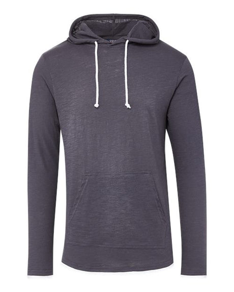 MV Sport Unisex Miles Slub Hooded Long Sleeve T-Shirt