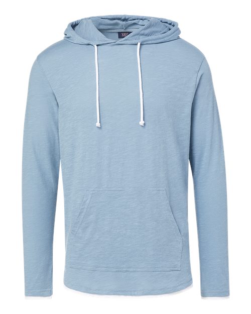 MV Sport Unisex Miles Slub Hooded Long Sleeve T-Shirt