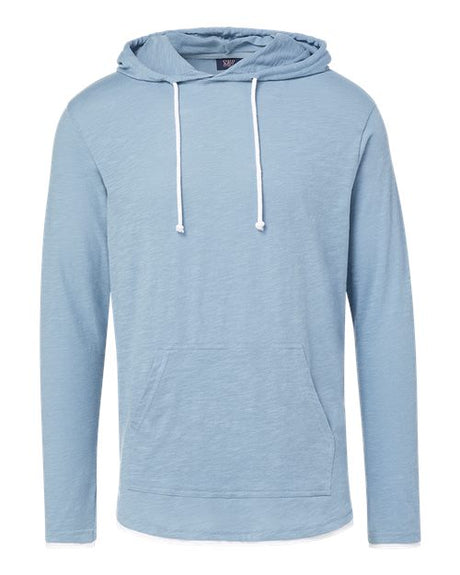 MV Sport Unisex Miles Slub Hooded Long Sleeve T-Shirt