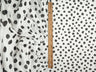 Mesh Digital Dot Print Black Ivory