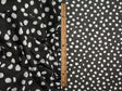 Mesh Digital Dot Print Black Ivory