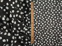 Mesh Digital Dot Print Black Ivory