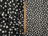 Mesh Digital Dot Print Black Ivory