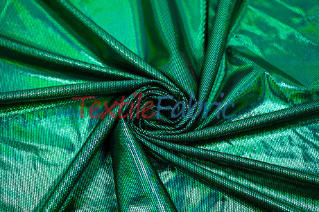 Moonlight Hologram Spandex Fabric - 4 Way Stretch, Holographic Foil Finish, 58/60" Width, Multiple Colors (1 Yard)